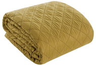 EUROFIRANY Přehoz na postel hotpress 170 × 210 cm hořčicový - Bed Cover