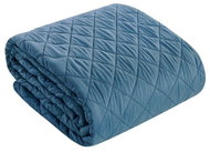 EUROFIRANY Přehoz na postel lisováný za tepla 220 × 240 cm modrý - Bed Cover