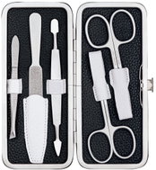 ERBE SOLINGEN Dámská kožená manikúra s nerezovými nástroji  Coloredo č. 9069 černo-bílá - Manicure Set