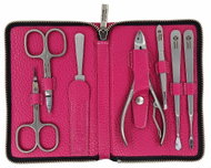 NIEGELOH SOLINGEN Kožená sada na manikúru 82078 růžová - Manicure Set