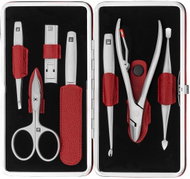 Zwilling BT Premium Twinox Dámská kožená manikúra č.97093 červená - Manicure Set