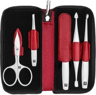 Zwilling BT Premium Twinox Dámská kožená sada na manikúru č.97094 červená - Manicure Set
