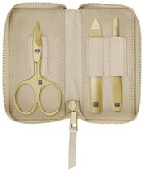 Zwilling BT Premium Gold Kožená dámská manikúra č.97747 béžová - Manicure Set
