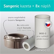 Sangenic znovunaplnitelná kazeta + 8 náplní do kazety a SKID-2 - Sáčky na pleny