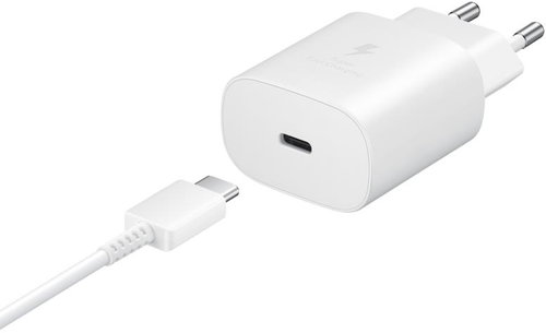 Samsung TRAVEL CHARGER 25W USB-C/USB-C WHITE - Wall Charger - Main image