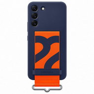 Samsung SILICONE COVER WITH STAP NAVY S22 S901 - Phone Cover