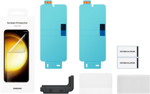 Samsung SCREEN PROTECTOR TRANSPARENT S23 Main image Samsung SCREEN PROTECTOR TRANSPARENT S23 - Film Screen Protector - Main image