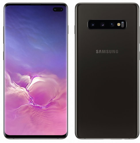 Samsung Galaxy S10 + Dual SIM 1TB Ceramic Black Main image Samsung Galaxy S10 + Dual SIM 1TB Ceramic Black - Mobile Phone - Main image
