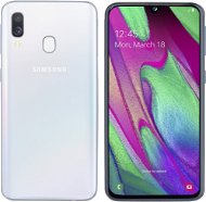 Samsung Galaxy A40 Dual SIM white - Mobile Phone