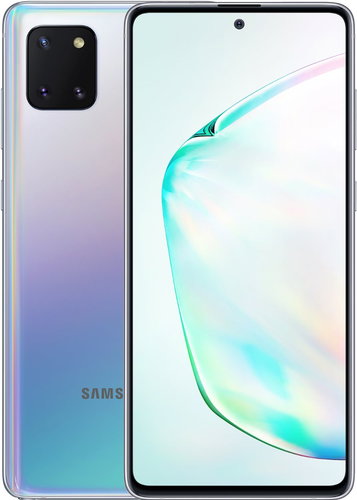 Samsung Galaxy Note 10 Lite, Gradient Silver Main image Samsung Galaxy Note 10 Lite, Gradient Silver - Mobile Phone - Main image