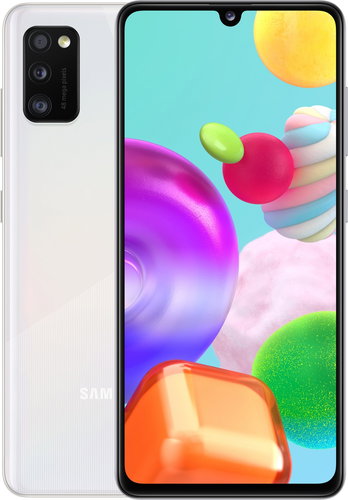 Samsung Galaxy A41, White - Mobile Phone - Main image
