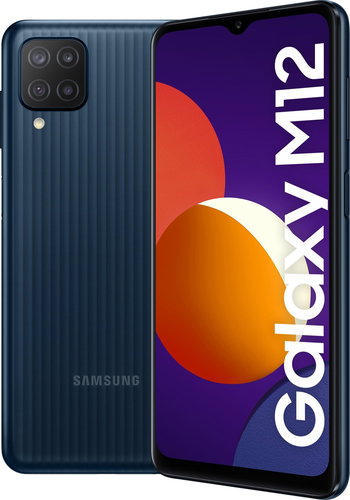 Samsung Galaxy M12 128GB Black Main image Samsung Galaxy M12 128GB Black - Mobile Phone - Main image