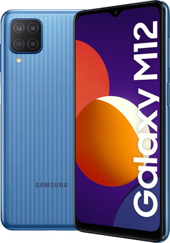 Samsung Galaxy M12 128GB Blue - Mobile Phone - Main image