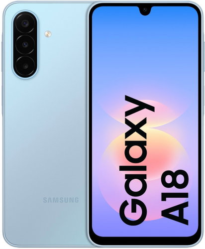 Samsung Galaxy A18 4GB/128GB Light Blue - Mobile Phone - Main image