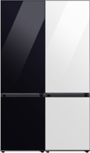 SAMSUNG Bespoke RB38A7B6D12/EF + SAMSUNG Bespoke RB38A7B6D22/EF + SAMSUNG Connection Kit RA-C00K3BAA - American Refrigerator - Main image
