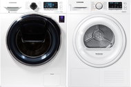 SAMSUNG WW80K6414QW AddWash + SAMSUNG DV80M50101W/LE - Set pračka a sušička
