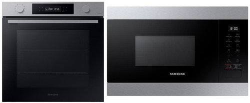SAMSUNG NV7B41201AS/U3 + MG22M8274AT/E2 - Built-in Oven & Microwave Set - Main image