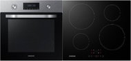 SAMSUNG Dual Fan NV70K2340RS/EO + SAMSUNG NZ64F3NM1AB/UR - Oven & Cooktop Set