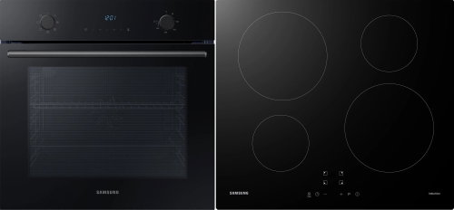 SAMSUNG NV68A1140BK/OL + SAMSUNG NZ64M3NM1BB/OL - Oven & Cooktop Set - Main image