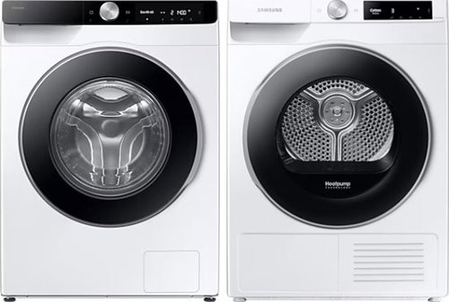 SAMSUNG EcoBubble WW11DG6B85LKU4 + SAMSUNG DV90T6240LE/S7 - Washer Dryer Set - Main image