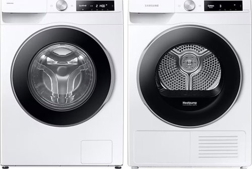 SAMSUNG EcoBubble WW11DG6B25LEU4 + SAMSUNG DV90T6240LE/S7 - Washer Dryer Set - Main image