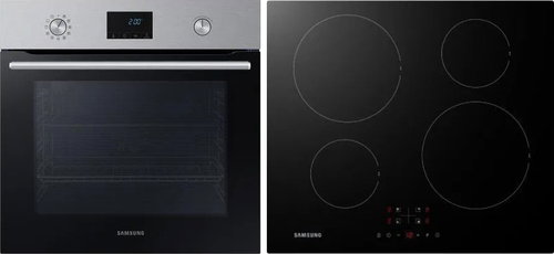 SAMSUNG NV68A1170BS/OL + SAMSUNG NZ64F3NM1AB/UR - Oven & Cooktop Set - Main image