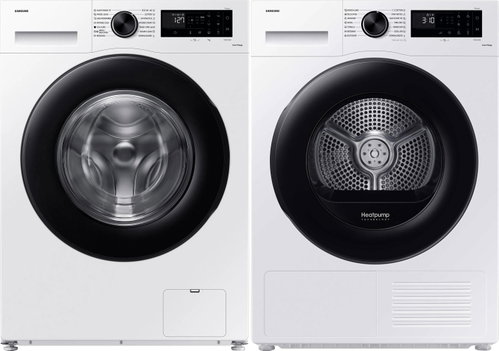 SAMSUNG WW80CGC04DAELE + DV80CGC0B0AELE Main image SAMSUNG WW80CGC04DAELE + DV80CGC0B0AELE - Washer Dryer Set - Main image
