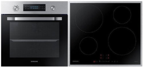 SAMSUNG Dual Cook NV70M3541RS/EOL + SAMSUNG NZ64H37075K/EO - Oven & Cooktop Set - Main image