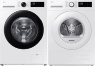 SAMSUNG WW10FG5U34AELE + SAMSUNG DV90DG52A0TELE - Washer Dryer Set