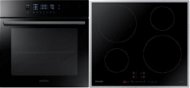 SAMSUNG NV70M5520CB/EO Dual Cook + SAMSUNG NZ64H37075K/EO - Oven & Cooktop Set