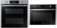 SAMSUNG Dual Cook Flex NV75N5671 RS/OL + SAMSUNG NQ50J5530BS/EO - Built-in Oven & Microwave Set