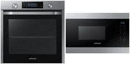 SAMSUNG NV75N5573RS/EF Dual Cook + SAMSUNG MG22M8074AT/EO - Built-in Oven & Microwave Set