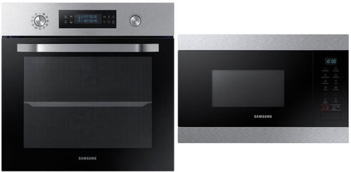 SAMSUNG Dual Cook NV70M3541RS/EO + SAMSUNG MG22M8074AT/EO - Built-in Oven & Microwave Set - Main image