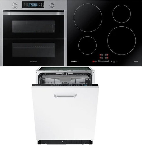 SAMSUNG Dual Cook Flex NV75N5671 RS/OL + SAMSUNG NZ64M3707AK/UR + SAMSUNG DW60M6050BB/EO Main image SAMSUNG Dual Cook Flex NV75N5671 RS/OL + SAMSUNG NZ64M3707AK/UR + SAMSUNG DW60M6050BB/EO - Oven, Cooktop & Diswasher Set - Main image