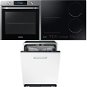 SAMSUNG Dual Cook NV75N5573RS/EF + SAMSUNG NZ64R3747BK/UR + SAMSUNG DW60M6050BB/EO - Oven, Cooktop & Diswasher Set