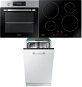 SAMSUNG Dual Cook NV70M3541RS/EO + SAMSUNG NZ64M3707AK/UR + SAMSUNG DW50R4060BB/EO - Oven, Cooktop & Diswasher Set