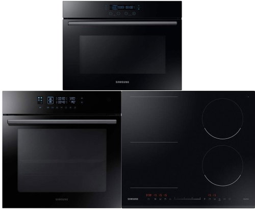 SAMSUNG Dual Cook NV70M5520CB/EO + SAMSUNG NZ64R3747BK/UR + SAMSUNG NQ50K5137KB/EO Main image SAMSUNG Dual Cook NV70M5520CB/EO + SAMSUNG NZ64R3747BK/UR + SAMSUNG NQ50K5137KB/EO - Oven, Cooktop and Microwave Set - Main image