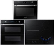 SAMSUNG Dual Cook Flex NV75N7677RS/EO + SAMSUNG NZ64N9777GK/E1 + SAMSUNG NQ50J5530BS/EO - Oven, Cooktop and Microwave Set