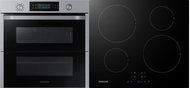 SAMSUNG Dual Cook Flex NV75N5671 RS/OL + SAMSUNG NZ64F3NM1AB/UR - Oven & Cooktop Set