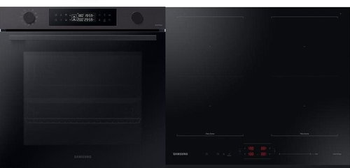 SAMSUNG Dual Cook NV7B44403AB/U3 + SAMSUNG NZ64B5046GK/U2 - Oven & Cooktop Set - Main image