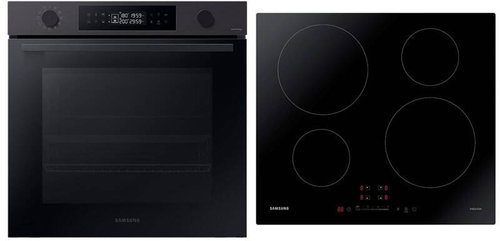 SAMSUNG NV7B44403AB/U3 Dual Cook + SAMSUNG NZ64M3707AK/OL - Oven & Cooktop Set - Main image