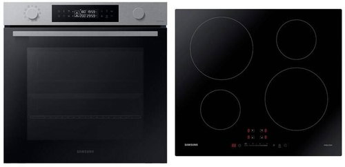 SAMSUNG NV7B4445VAS/U3 Dual Cook + SAMSUNG NZ64M3707AK/OL - Oven & Cooktop Set - Main image