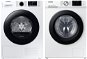 SAMSUNG BESPOKE WW11BBA046AWLE + SAMSUNG DV90TA020AE/LE - Washer Dryer Set