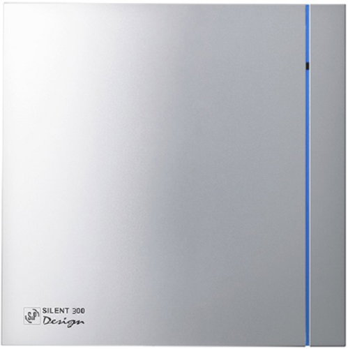 Soler&Palau Silent 300 CHZ Design Plus Silver 3C koupelnový, stříbrný Main image Soler&Palau Silent 300 CHZ Design Plus Silver 3C koupelnový, stříbrný - Bathroom Exhaust Fan - Main image