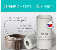 Sangenic refillable cartridge + 16 cartridge refills and SKID-2 - Nappy Bags