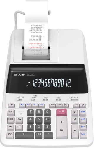 SHARP CS-2635LW - Calculator - Main image