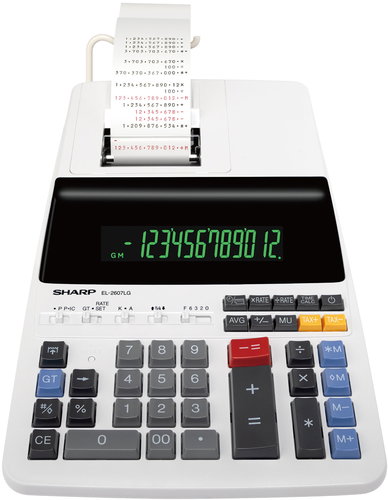 SHARP EL-2607LG - Calculator - Main image