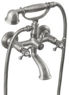 SAPHO Antea wall-mounted bath mixer complete, nickel 3018 - Tap