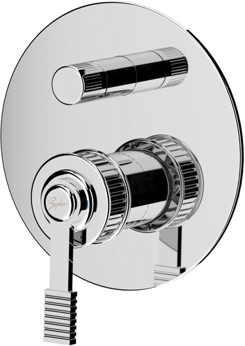 SAPHO Versi concealed shower mixer, 2 outlets, chrome RV042 - Tap - Main image