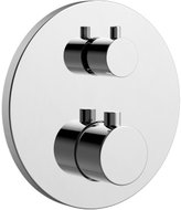 SAPHO Podomítková sprchová termostatická baterie, box, 2 výstupy, chrom RH396 - Tap